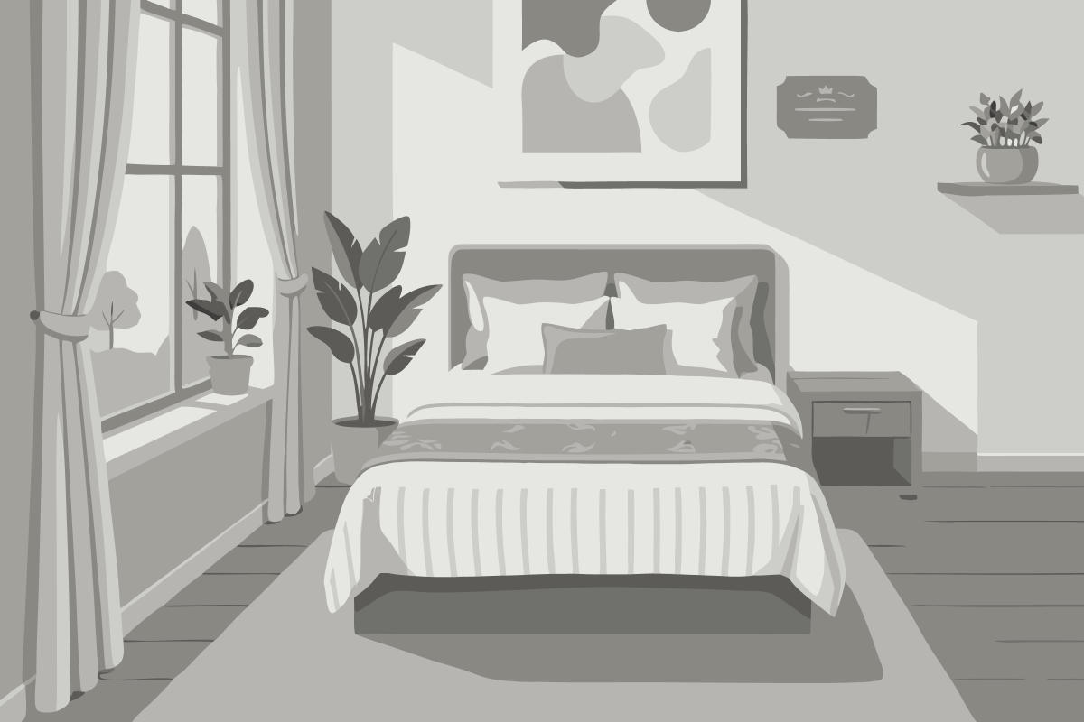 Bed in 12-Bed Female Dormitory Room with Shared Bathroom